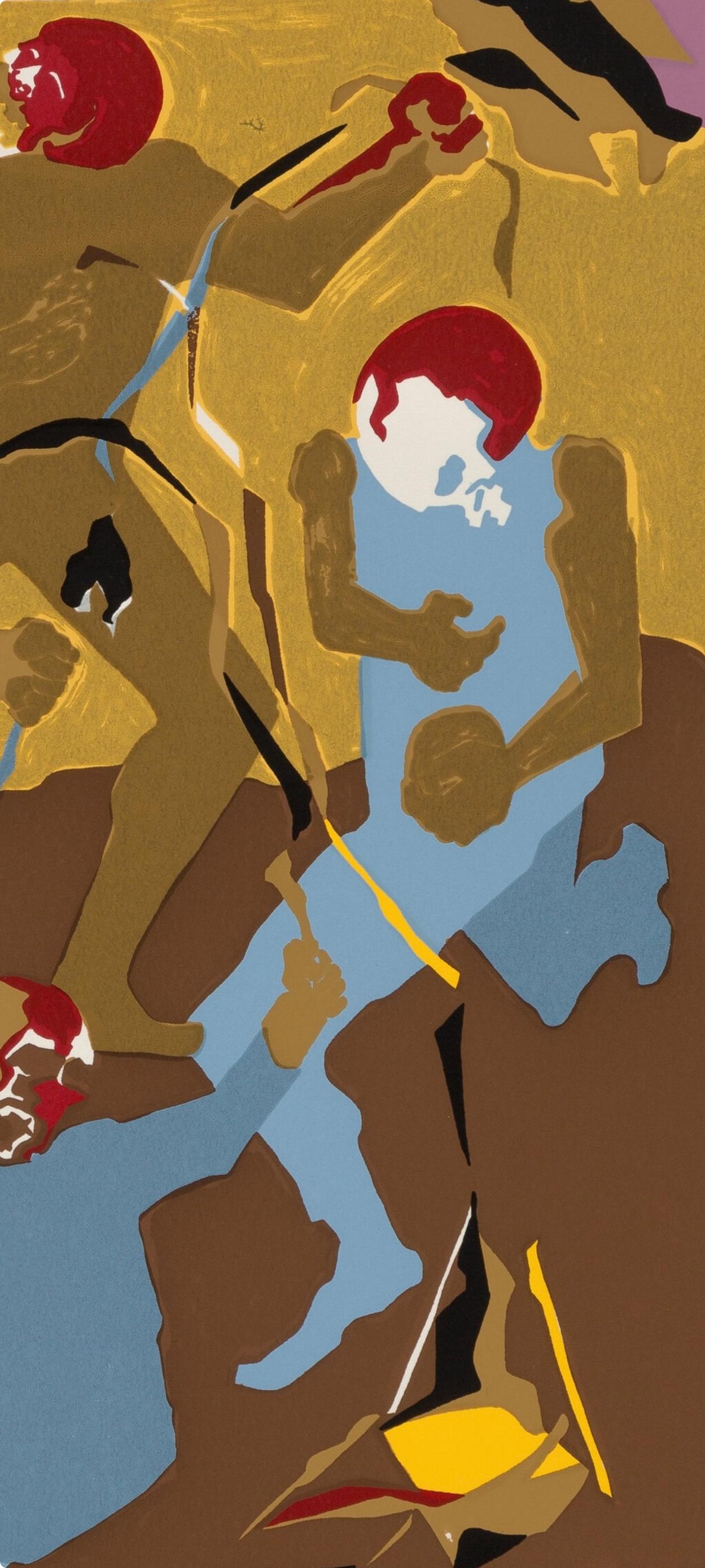 Composition, Hiroshima, Jacob Lawrence For Sale 3