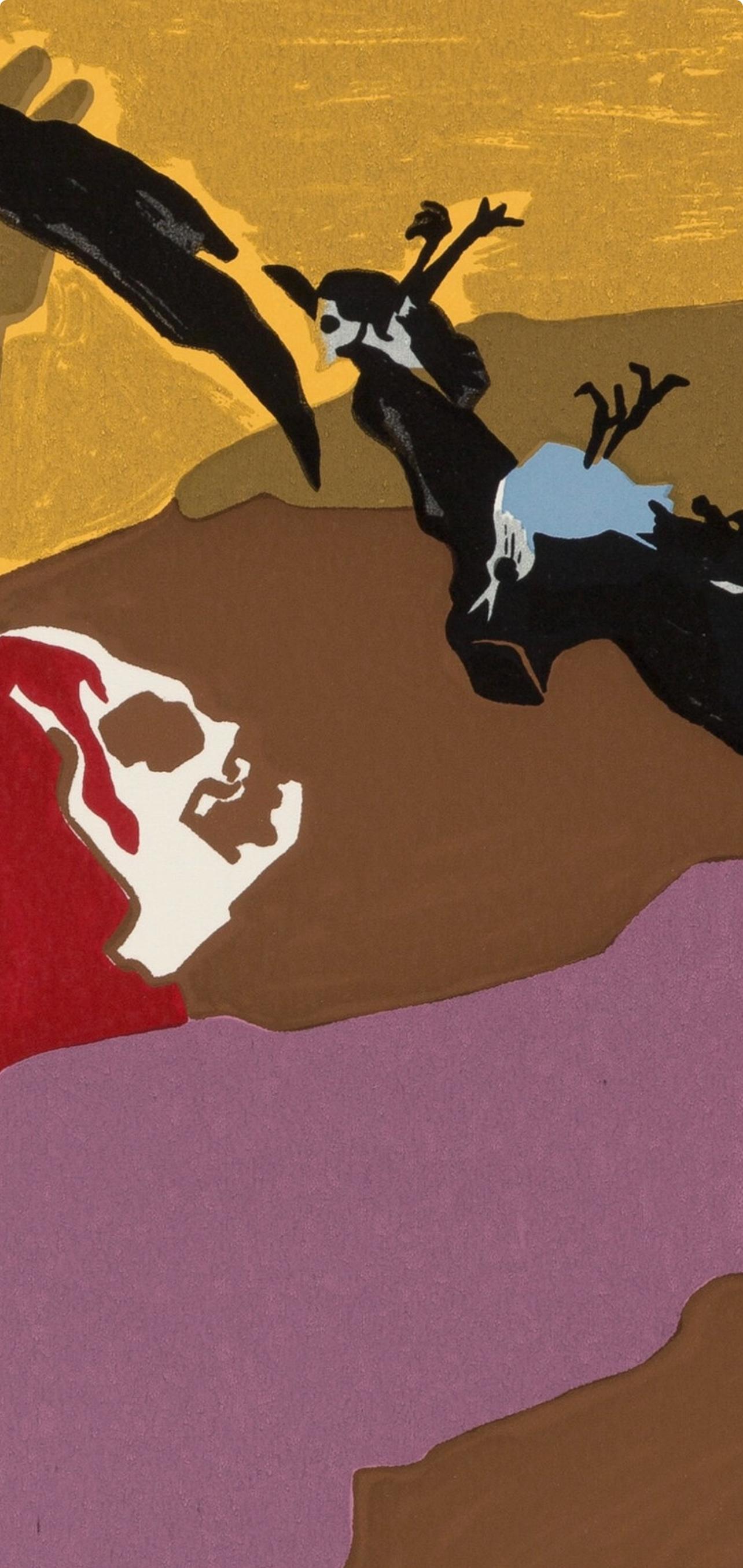 Composition, Hiroshima, Jacob Lawrence For Sale 3