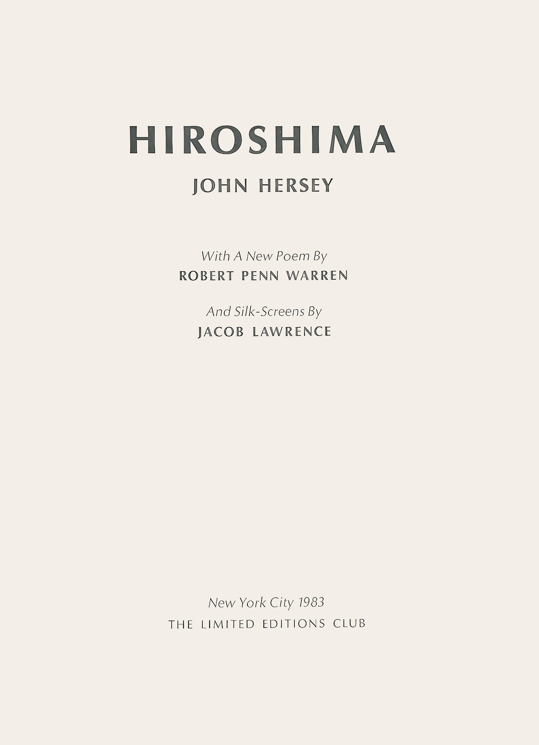 Composition, Hiroshima, Jacob Lawrence For Sale 4