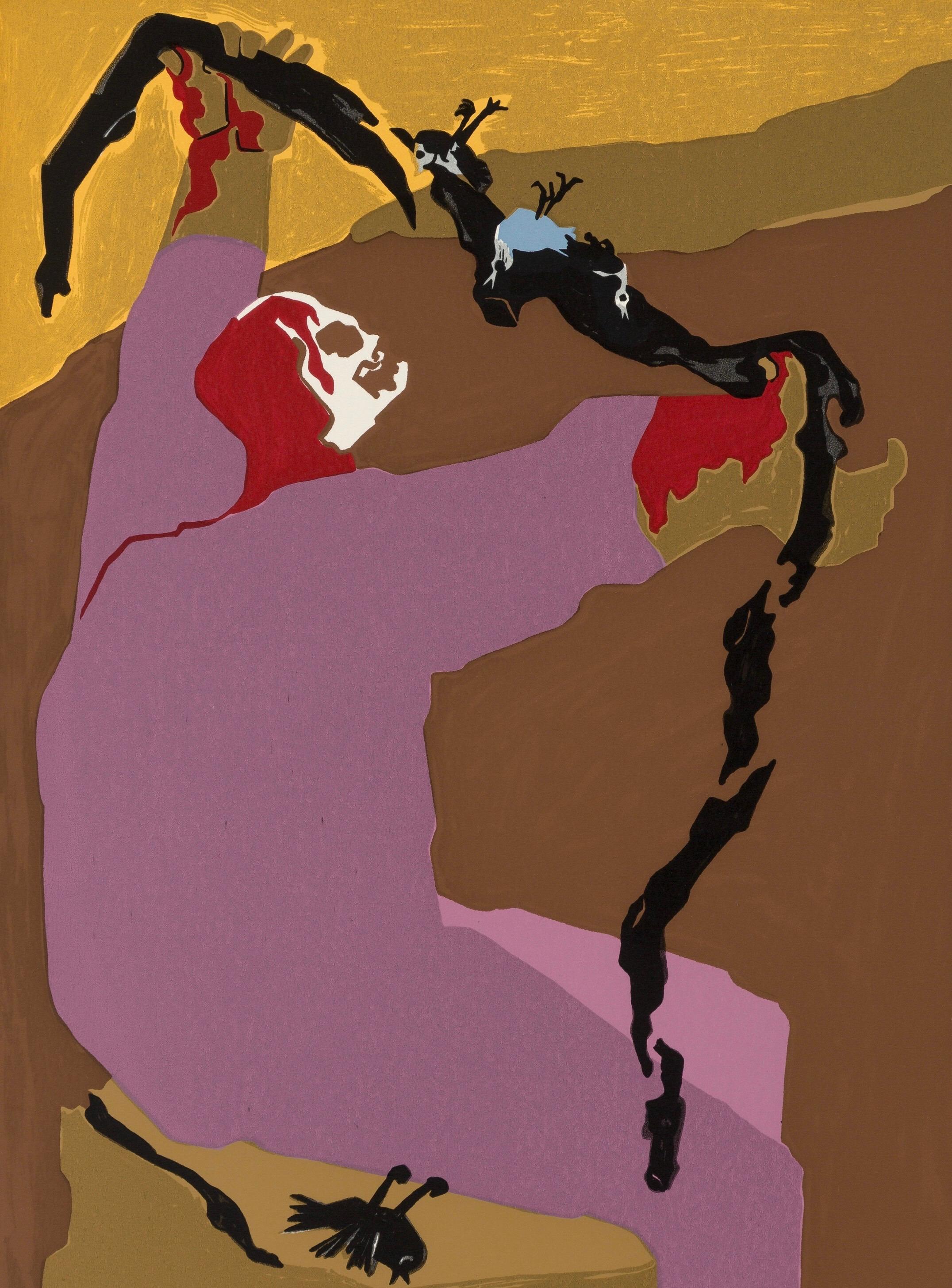Silkscreen in eleven colors on vélin paper. Paper Size: 12.81 x 9.375 inches. Inscription: Unsigned and unnumbered, as issued. Notes: From the album, Hiroshima, 1983. Published by The Limited Editions Club, New York; printed by Studio Heinrici,