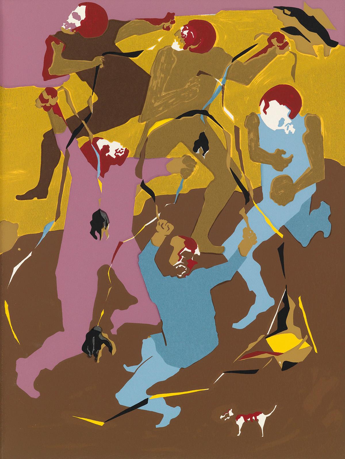 Hiroshima - Modern Print by Jacob Lawrence