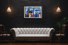 Jacob Lawrence L'imprecazione a colori Serigrafia firmata in edizione di 100 copie