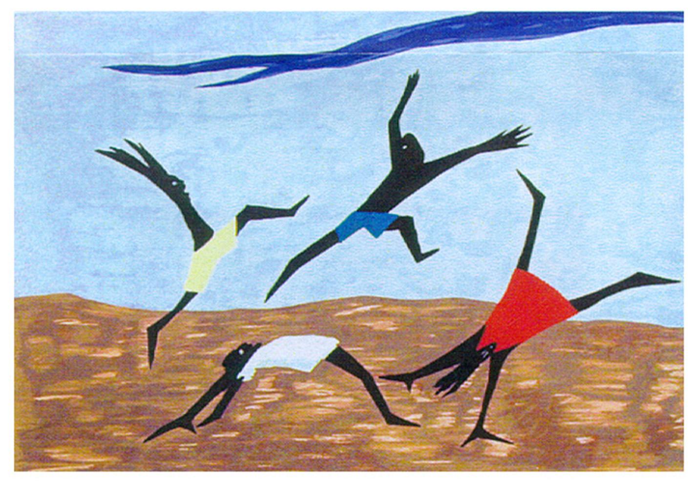 Jacob Lawrence Landscape Print - Play