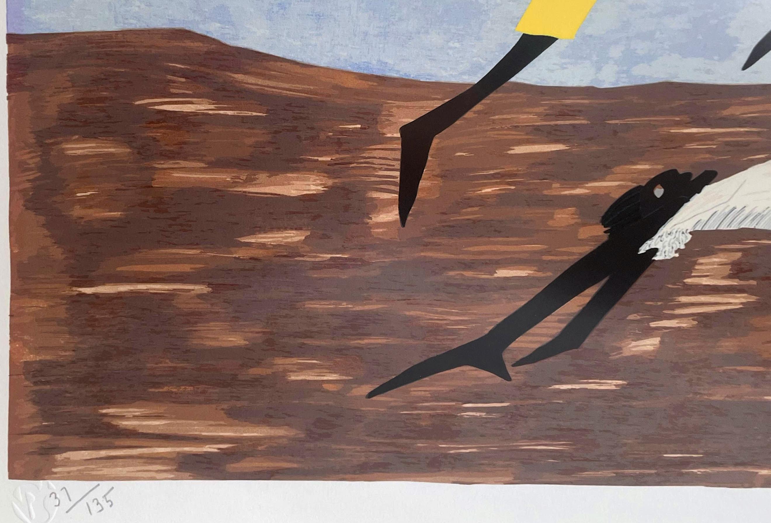 This print is based on the fourth image from The Life of Harriet Tubman series (1940).

Play
Jacob Lawrence, American (1917–2000)
Date: 1999
Screenprint, signed, dated, titled, and numbered in pencil
Edition of 37/135
Image Size: 18.5 x 28.5