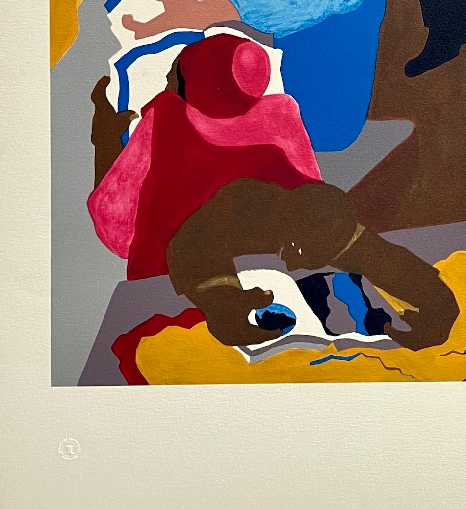 BIBLIOTECA DI SCHOMBURG 1986 Litografia, Storia afroamericana, Cultura nera in vendita 2