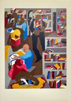 BIBLIOTECA SCHOMBURG 1986 Litografía, Historia afroamericana, Cultura negra