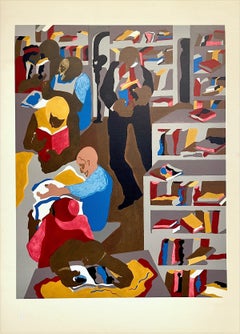 BIBLIOTECA DI SCHOMBURG 1986 Litografia, Storia afroamericana, Cultura nera