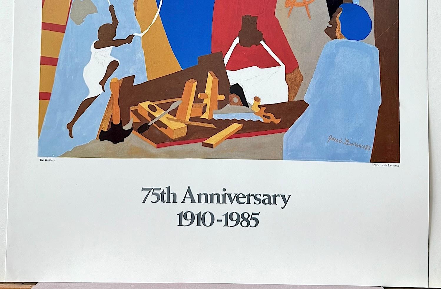 THE BUILDERS 1985 National Urban League, 1ère édition, hommes travaillant dans la construction en vente 1