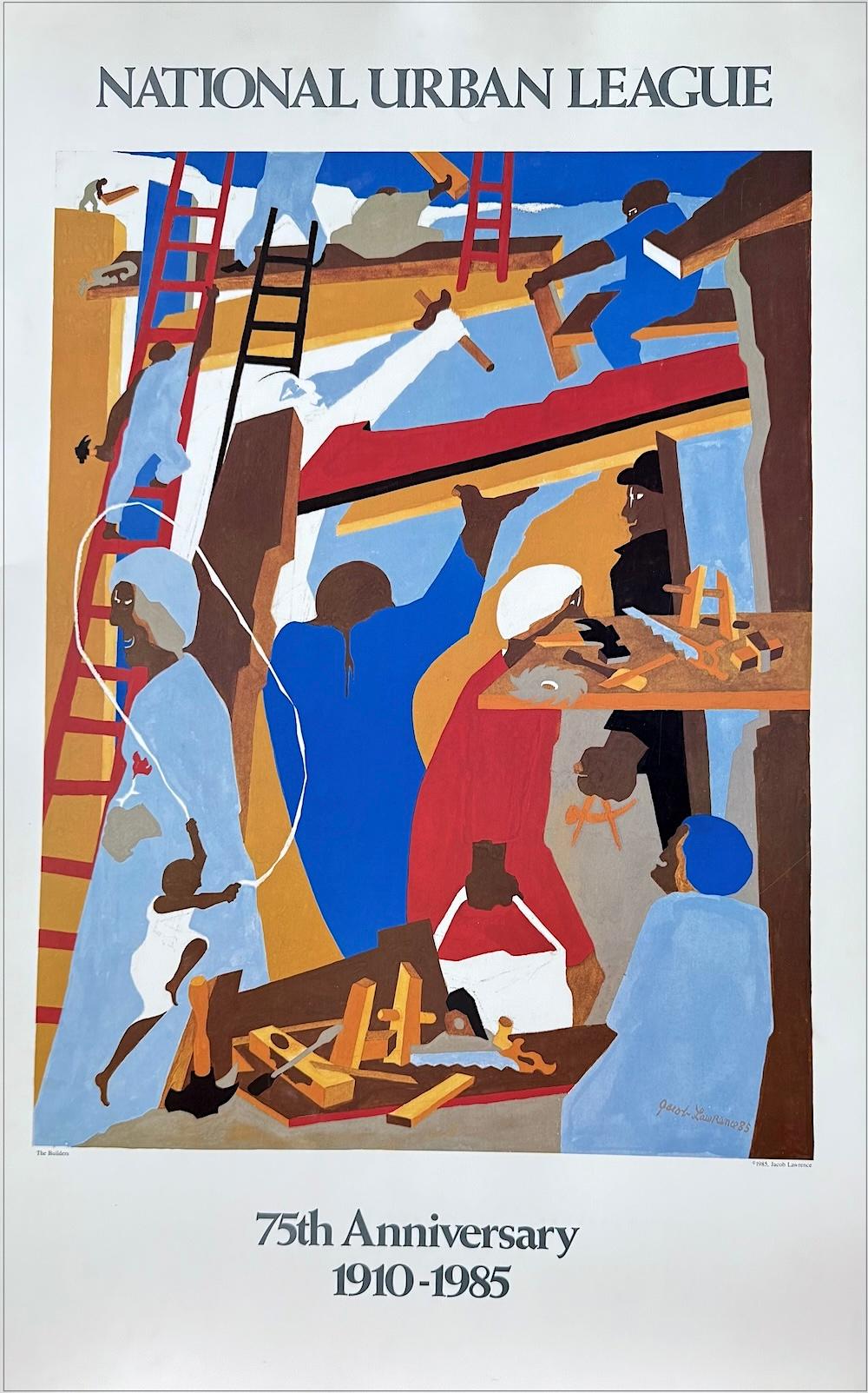 THE BUILDERS 1985 National Urban League, 1ère édition, hommes travaillant dans la construction en vente 2