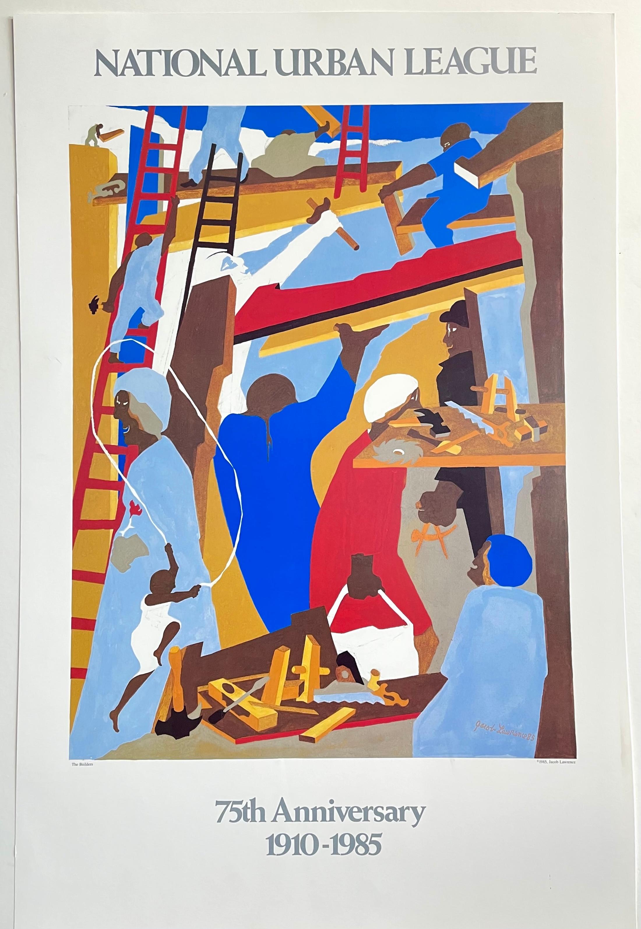 THE BUILDERS 1985 National Urban League, 1st Edition, Men Working Construction For Sale 4