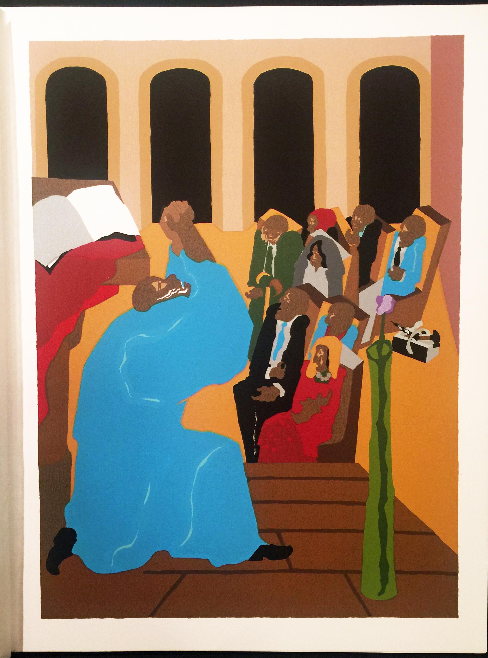 Jacob Lawrence Figurative Print - THE FIRST BOOK OF MOSES, CALLED GENESIS. 