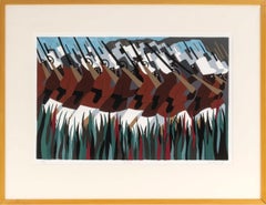 "The March" Screenprint, Signed, 1995, 161/120