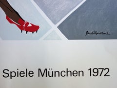 The Relay Race : Passing the Baton  - Lithograph (Olympic Games Munich 1972)