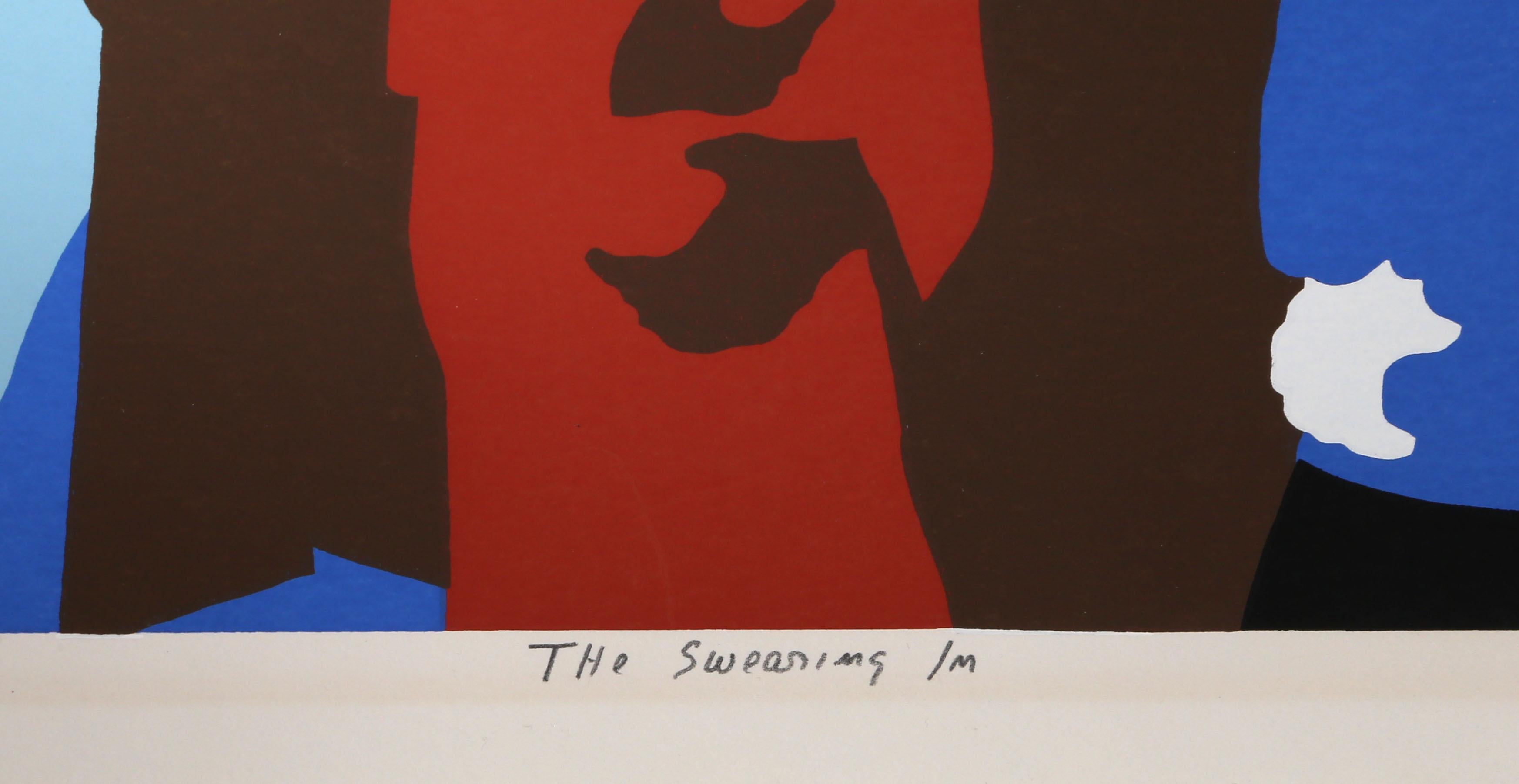 The Swearing In, Modern Print by Jacob Lawrence 3