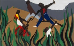 "To Preserve Their Freedom" Post-Cubist Screenprint, 1988