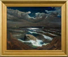 Dramática tormenta sobre Sandhamn, Suecia, 1943