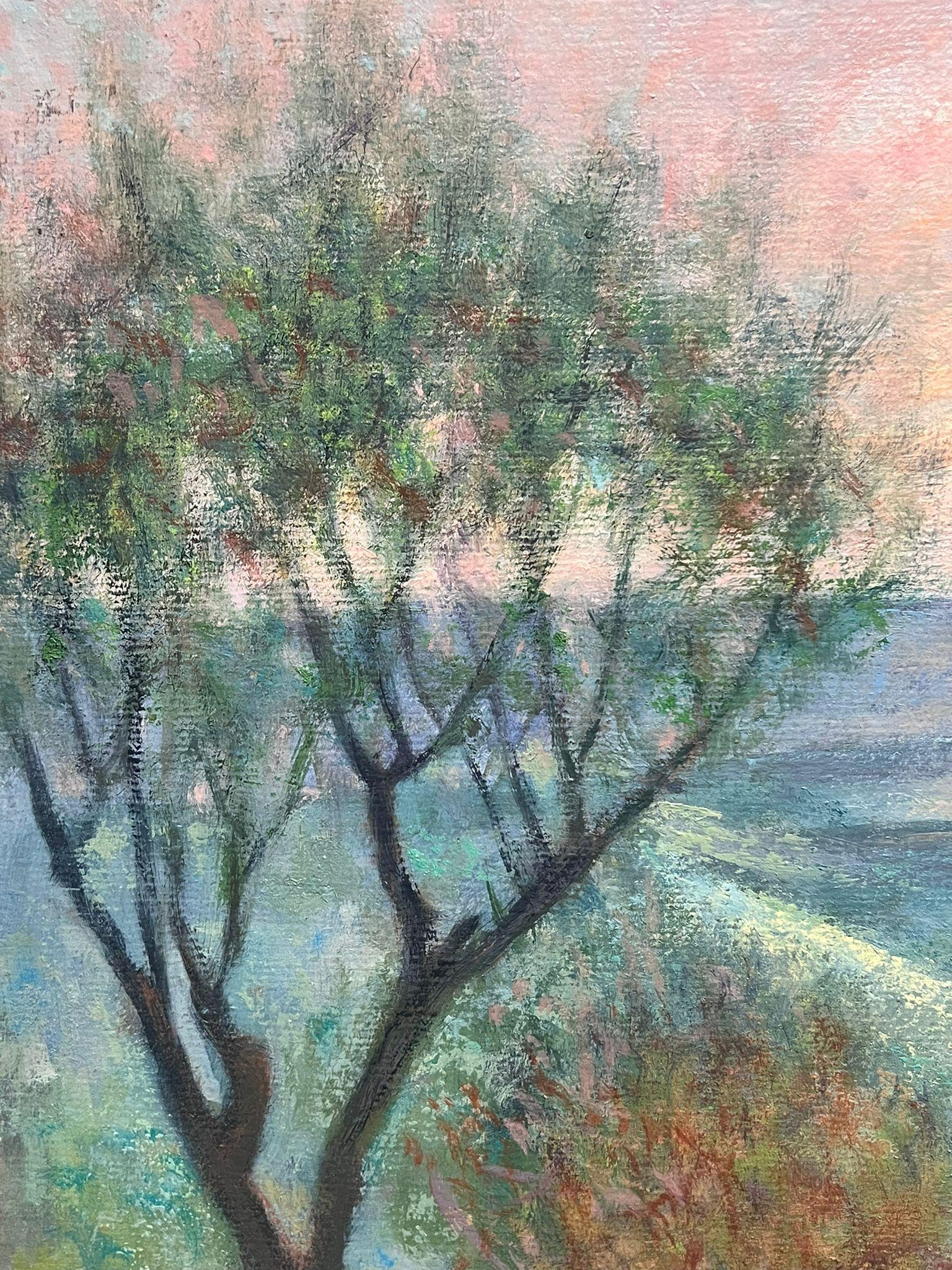 Provenza
de Jacob Markiel (polaco 1911-2008) *Ver notas 
óleo sobre tabla, sin enmarcar
tablero: 19,5 x 29 pulgadas
procedencia: finca del artista, sur de Francia
estado: algunas rozaduras y marcas, pero en buen estado y sano

Jacob Markiel nació en