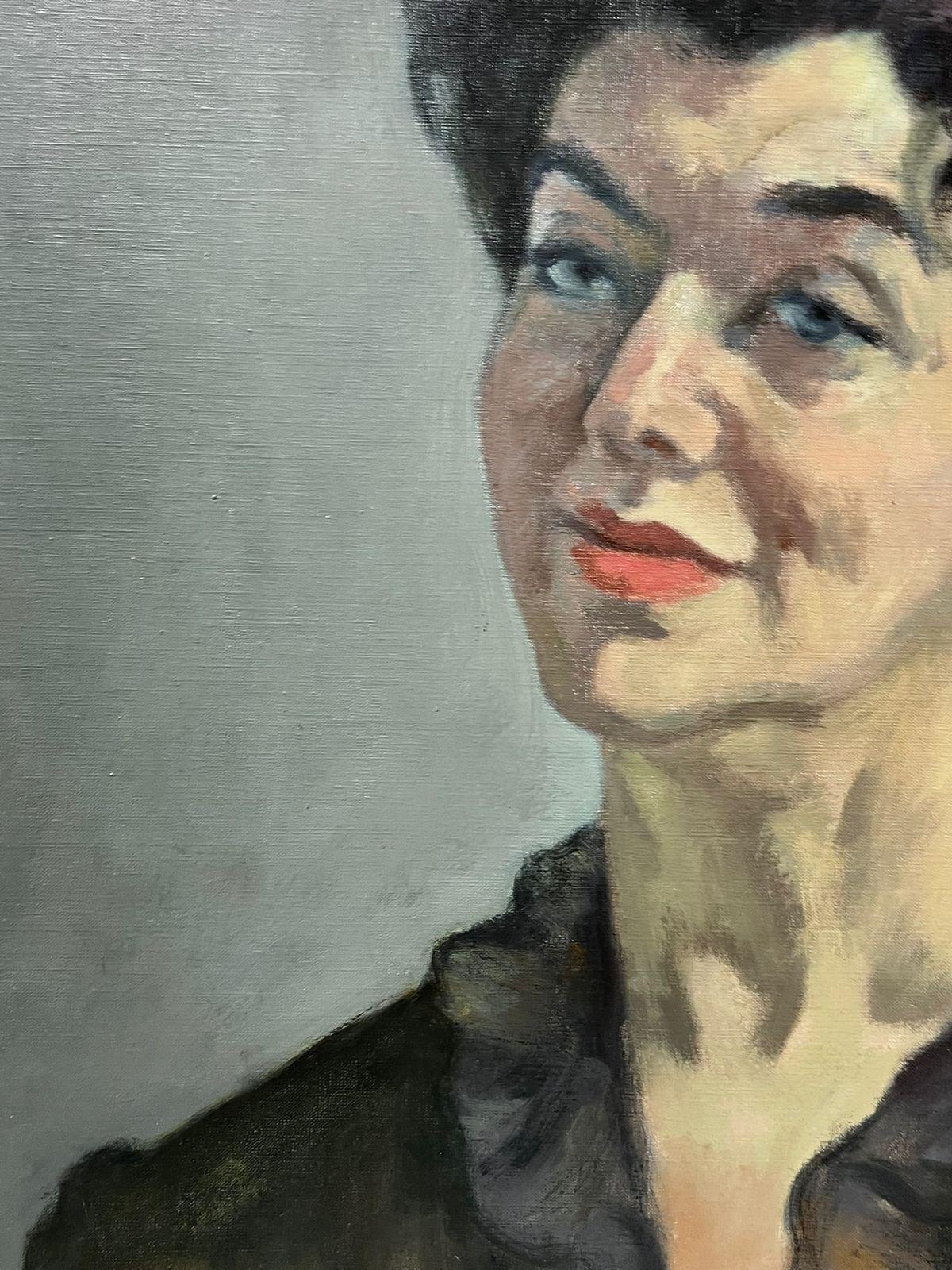 Portrait of a Lady
by Jacob Markiel (Polish 1911-2008) *See notes 
oil on canvas, unframed
canvas: 26 x 21.5 inches
provenance: the artists estate, south of France
condition: very good and sound condition

Jacob Markiel was born into a humble family