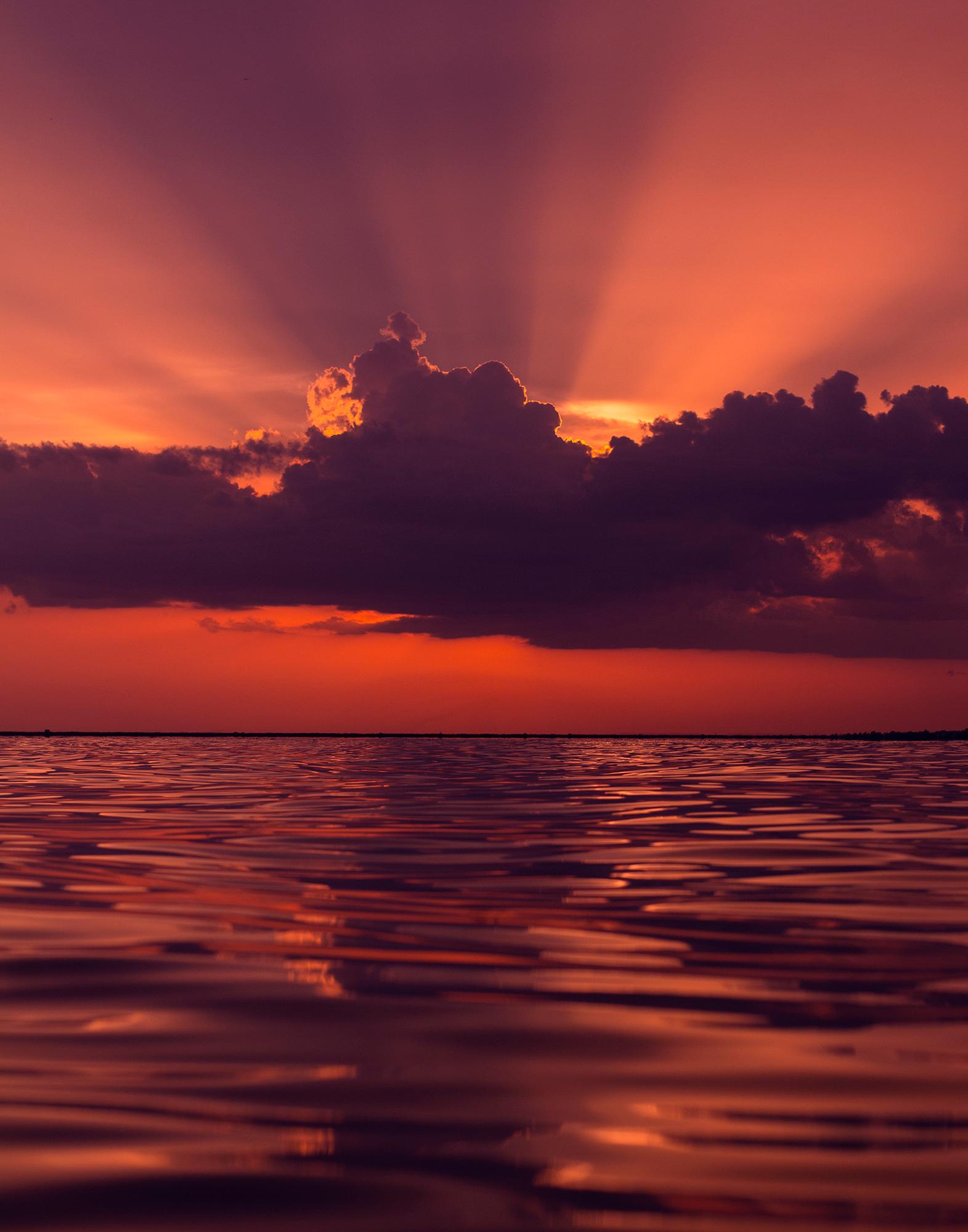 July 24th, Sunset on Lake Pontchartrain - Photograph by Jacob Mitchell