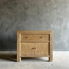 Jacob Nightstand in Natural Reclaimed Elm Wood