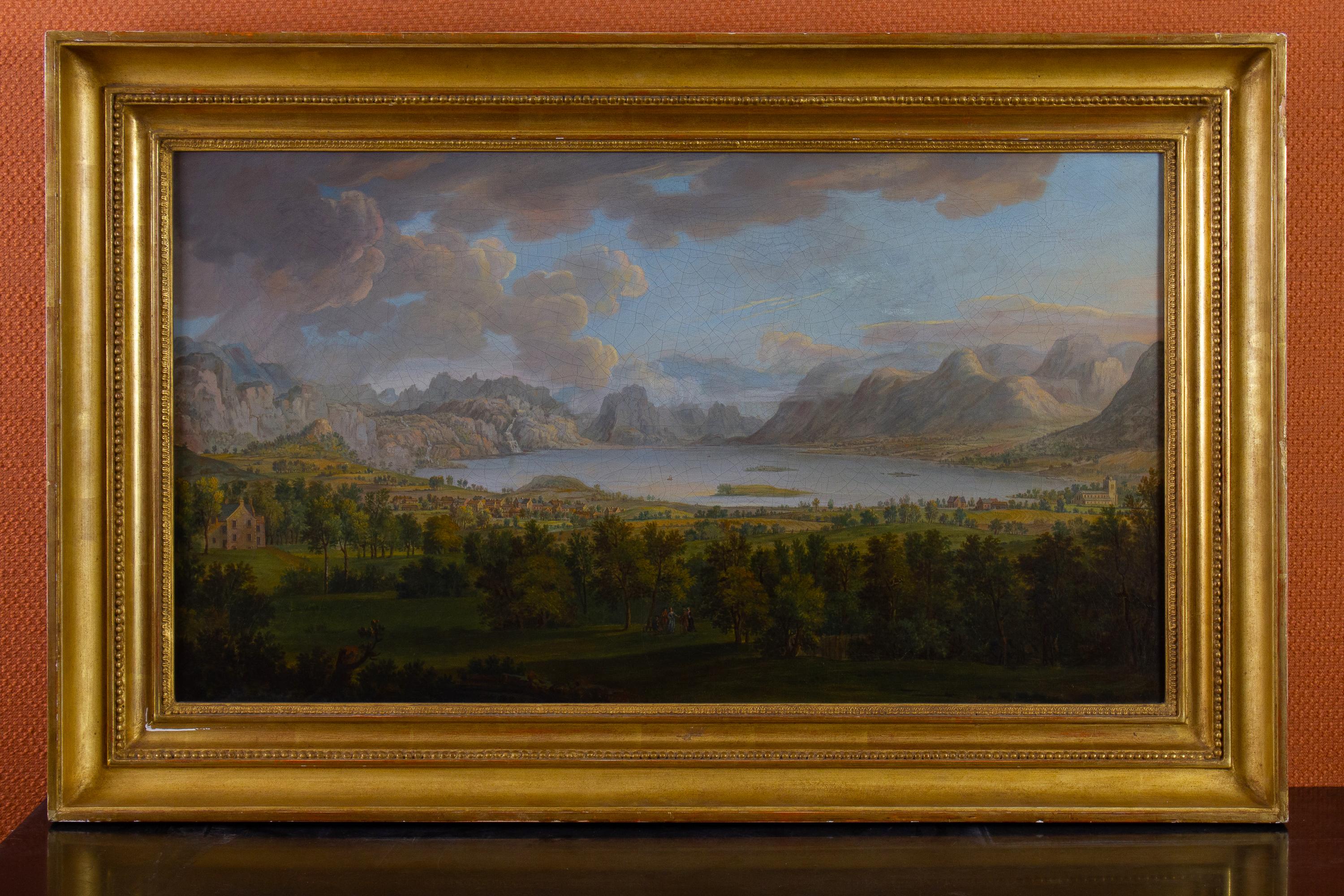 18th Century Northern European Landscape,  follower of Jacob Phillip Hackert  - Painting by Jacob Philipp Hackert