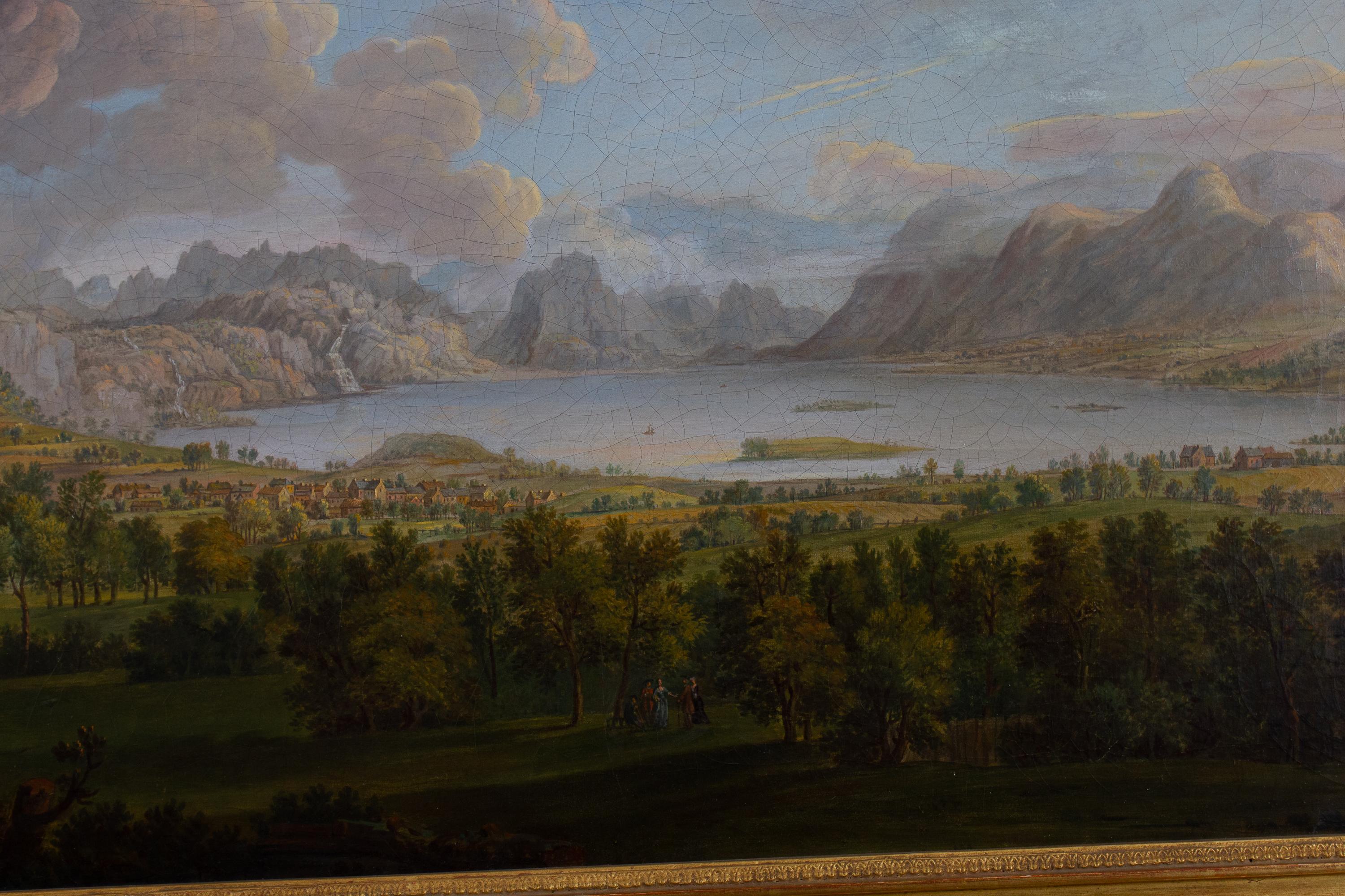 18th Century Northern European Landscape,  follower of Jacob Phillip Hackert  - Old Masters Painting by Jacob Philipp Hackert