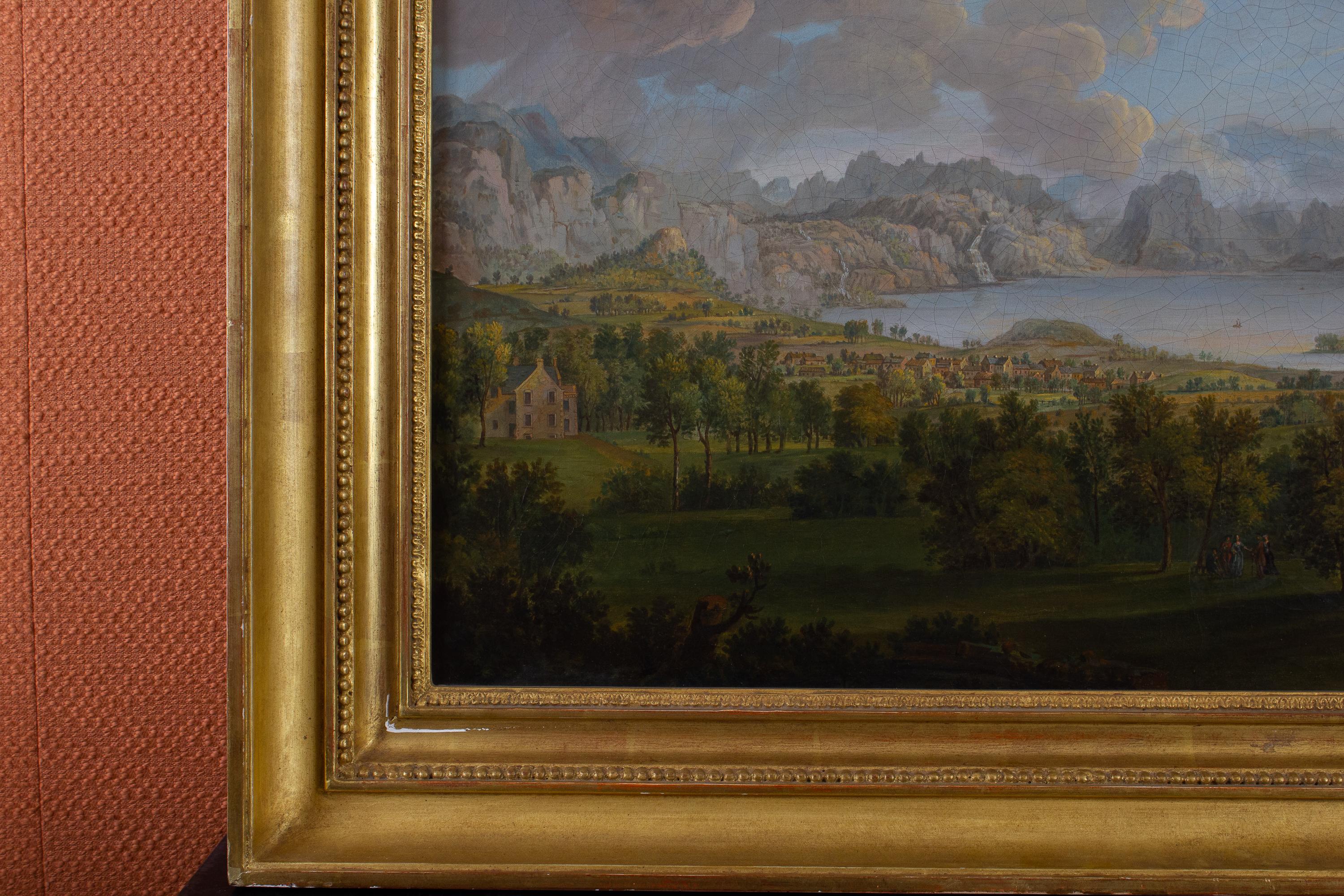 18th Century Northern European Landscape,  follower of Jacob Phillip Hackert  - Brown Landscape Painting by Jacob Philipp Hackert