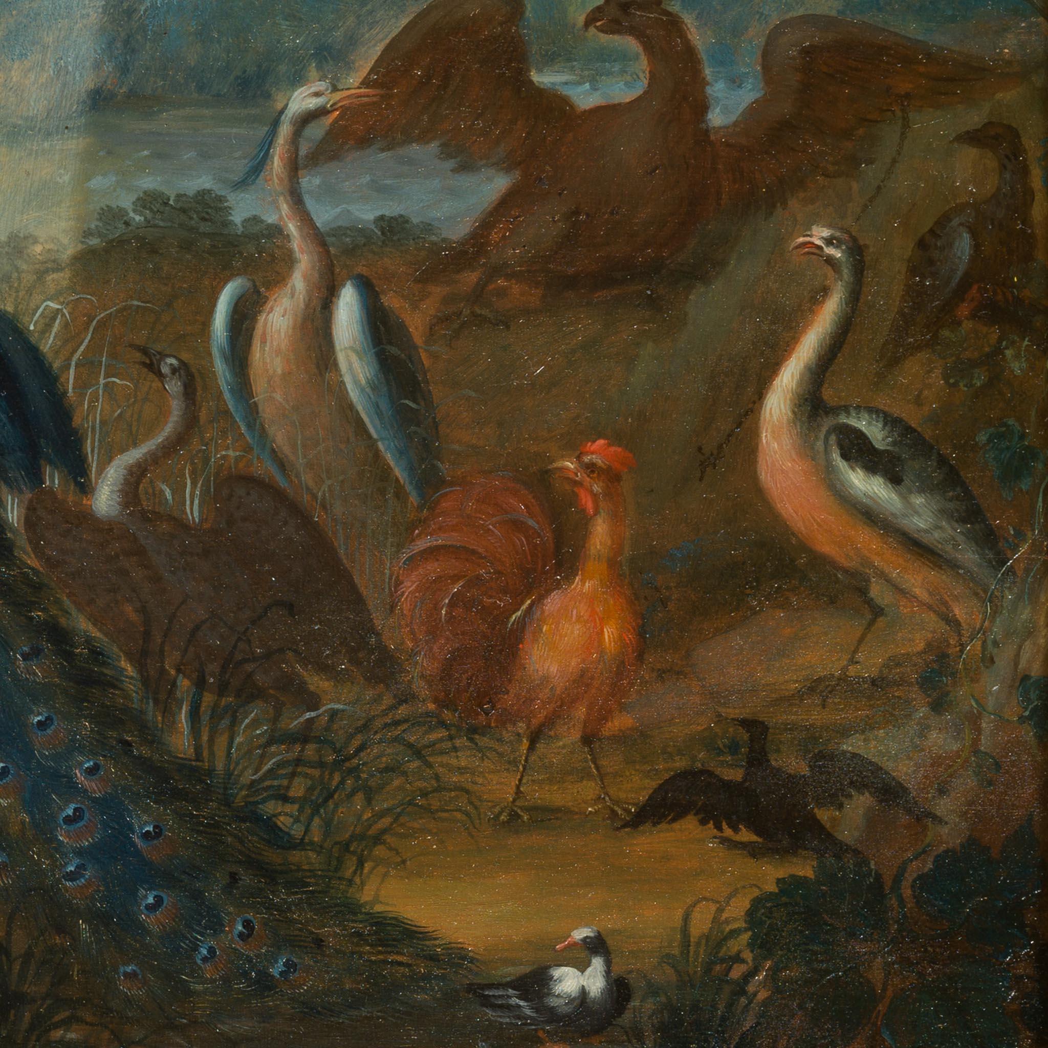 The Bird Concert – After Jacob Savery - Brown Animal Painting by Jacob Savery I