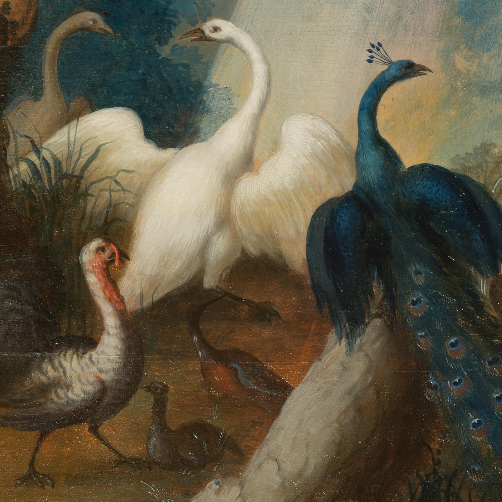 Follower of Jacob Savery (1566-1603)

Concert of Birds

18th-century
oil on panel
no signature
unframed: 42 × 44 cm (16.5 × 17.3 in)
framed: 53 × 54 cm (20.9 × 21.3 in)

Expertise: 
Stéphane Pinta, Cabinet Turquin, Paris. 

Provenance:
Private