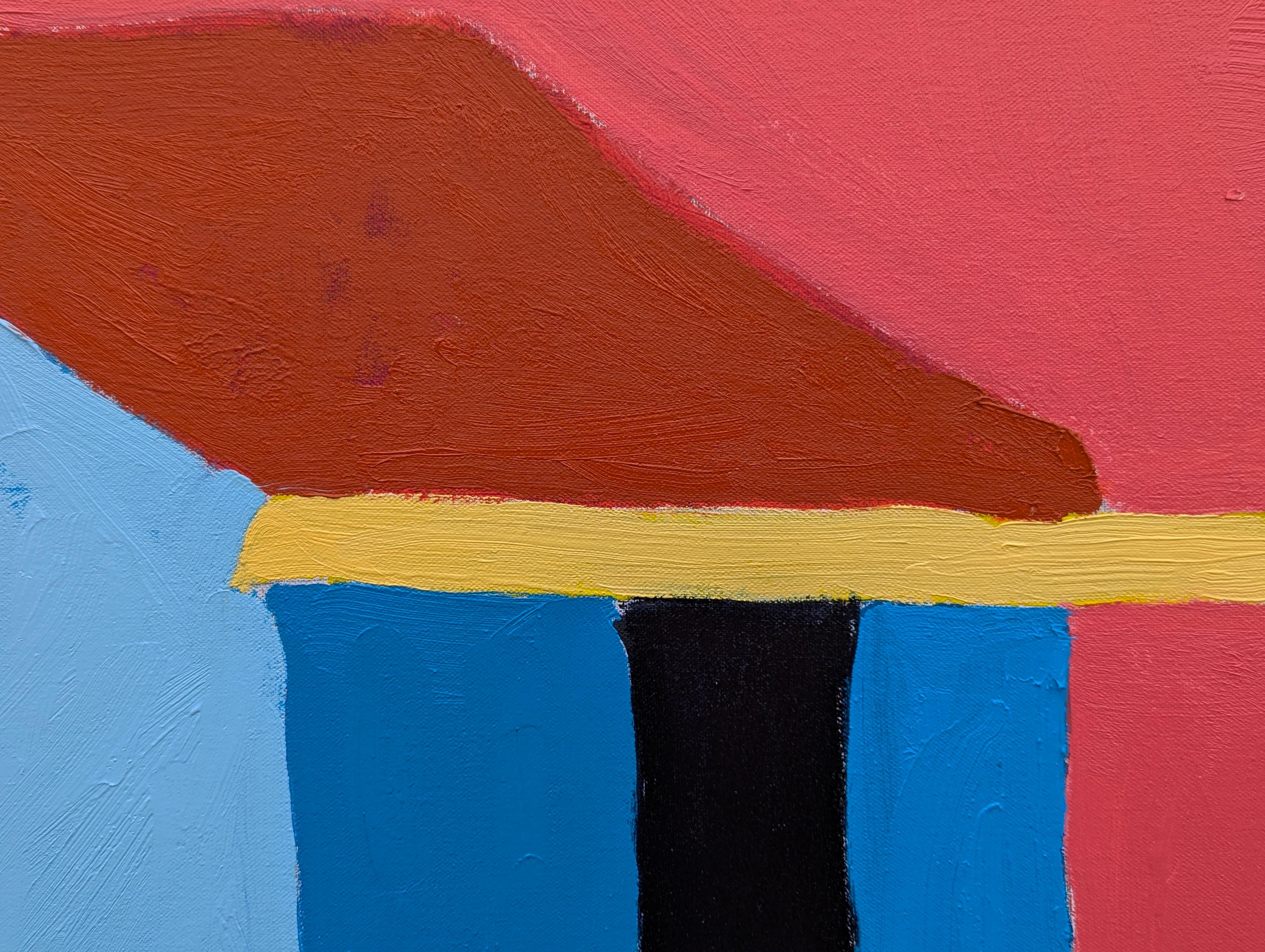 “American Rural, Shack II” Contemporary Colorful Pastoral Landscape Painting For Sale 7