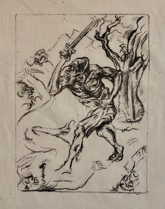 Jakob Steinhardt Jewish German Expressionist Lithograph Israeli Early Bezalel