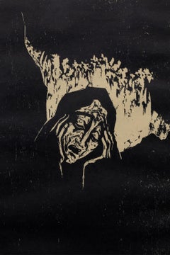 Stampa xilografica di Jacob Steinhardt "Rachel piange per i suoi figli" firmata e numerata