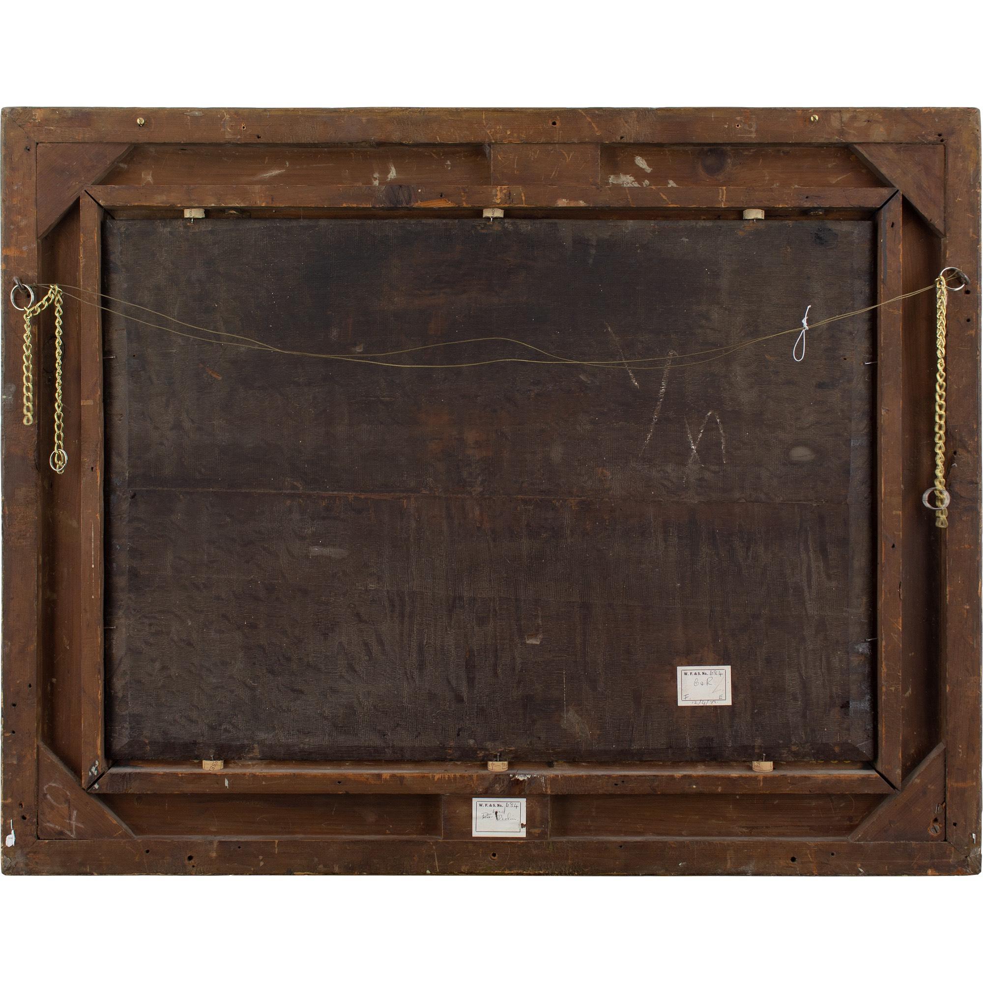 Jacob Van Der Does II, Holz- Flusslandschaft mit Jagd Party und Dorf im Angebot 8
