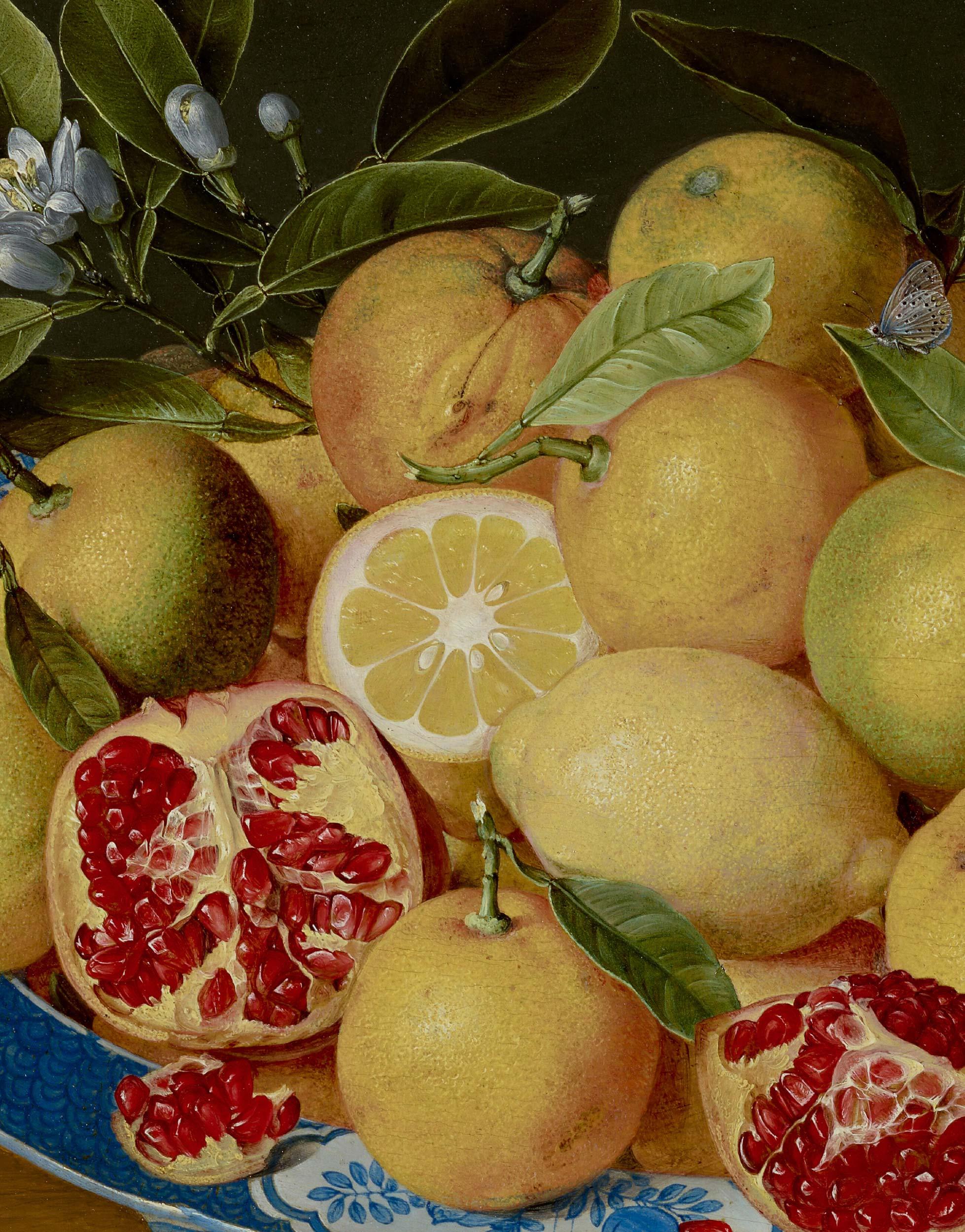 Nach Jacob van Hulsdonck , Nach Stillleben mit Zitronen, Orange und Granatapfel