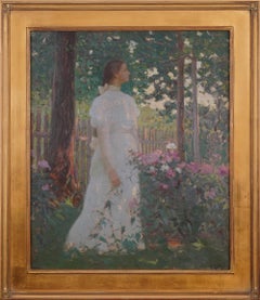 Die Frau im Garten