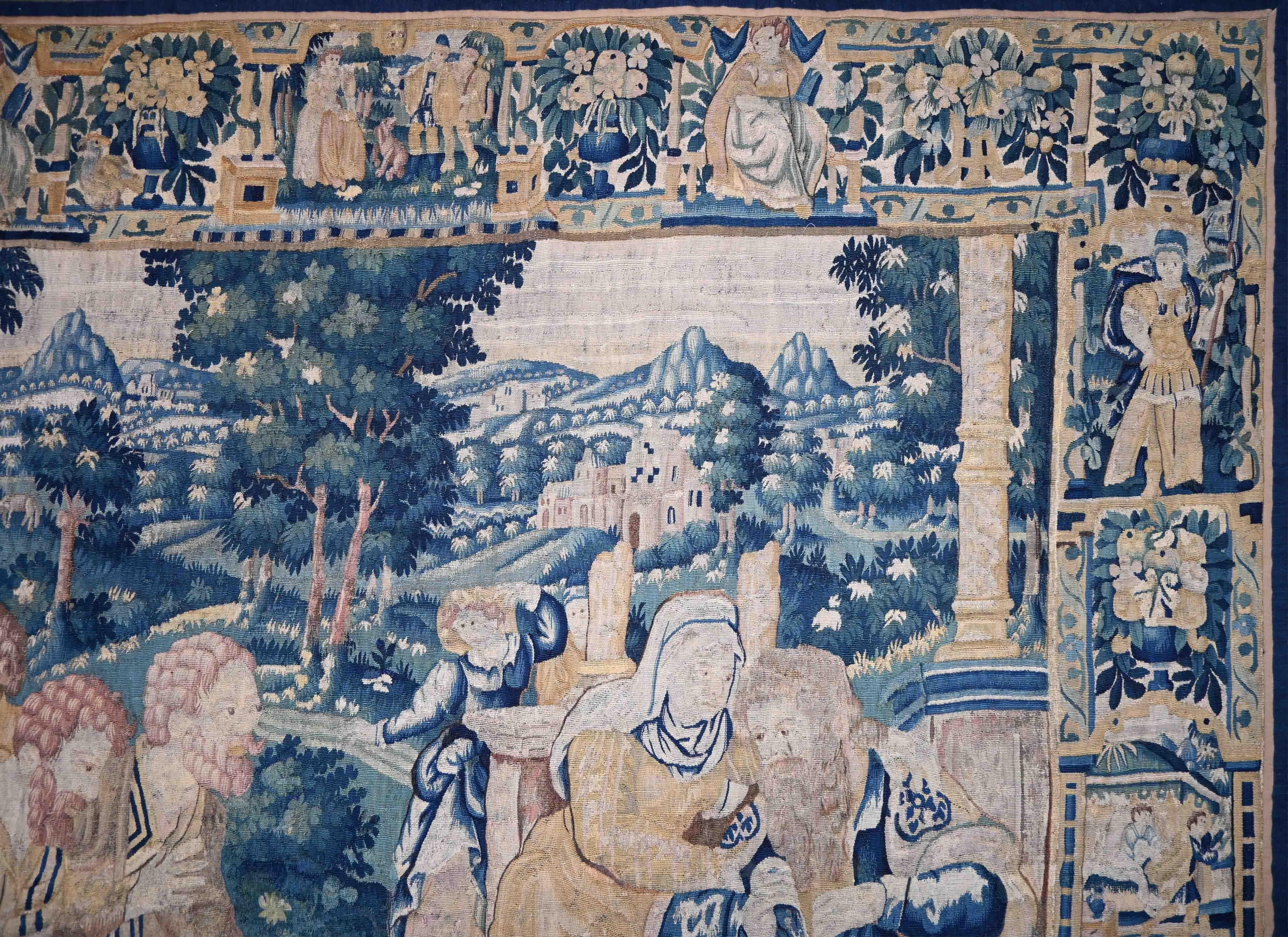 Jakob weint über Josephs Tunika, Antiker flämischer Wandteppich CIRCA 1600 - N° 1498 (Französische Provence) im Angebot