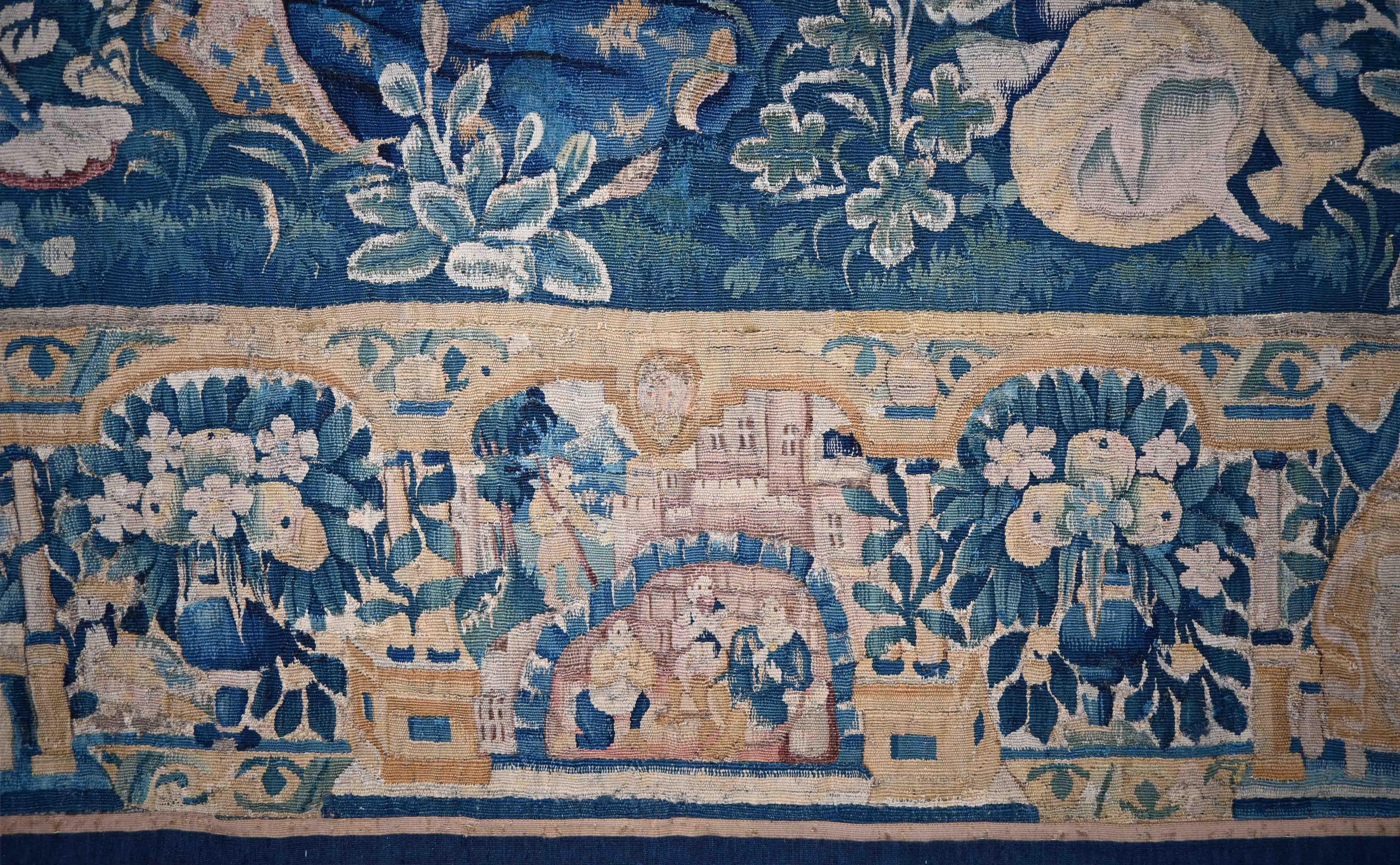 Jakob weint über Josephs Tunika, Antiker flämischer Wandteppich CIRCA 1600 - N° 1498 (18. Jahrhundert und früher) im Angebot