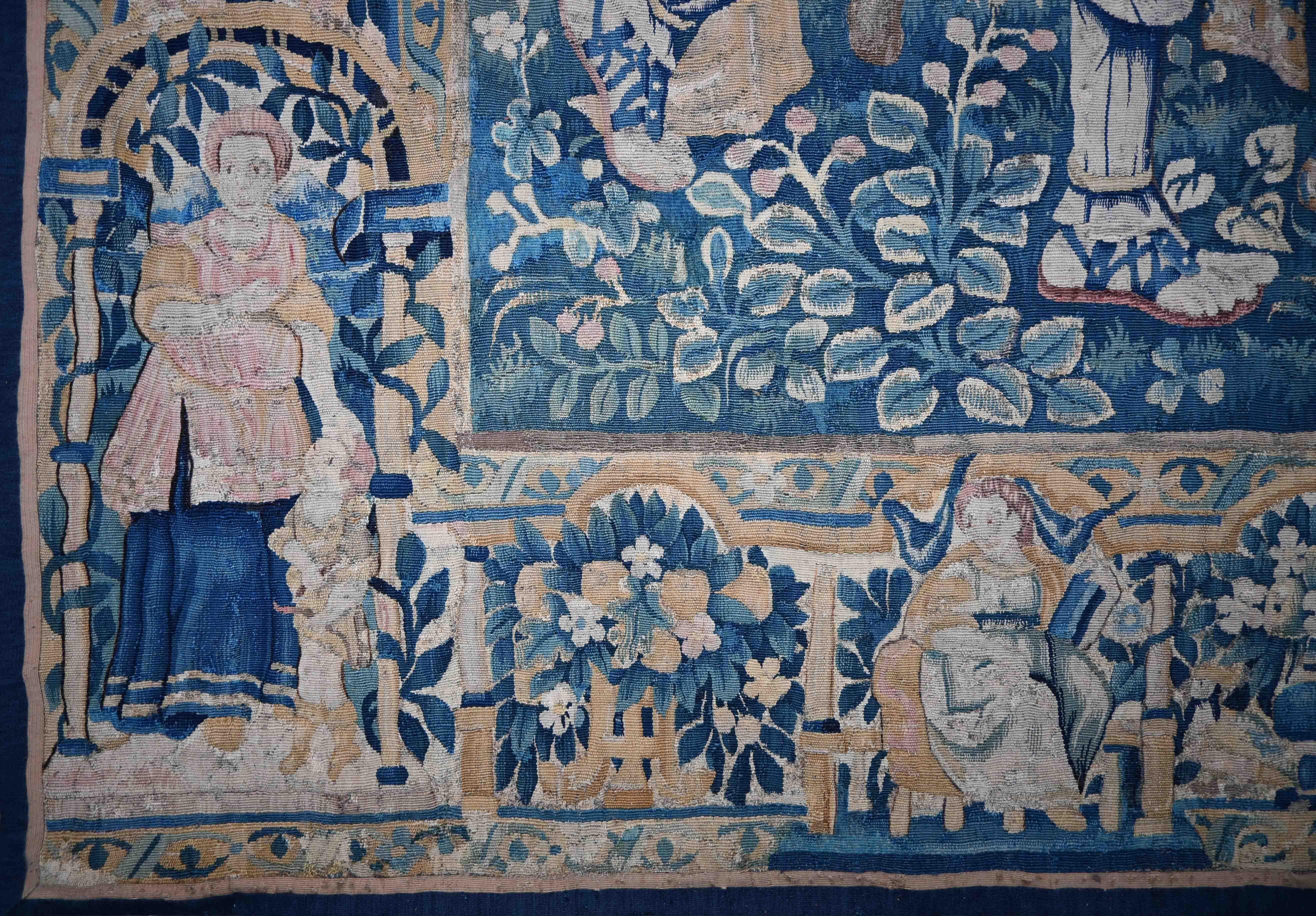 Jakob weint über Josephs Tunika, Antiker flämischer Wandteppich CIRCA 1600 - N° 1498 (Wolle) im Angebot