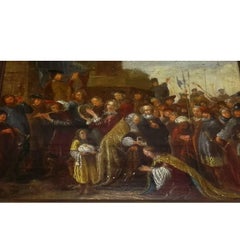 Jacob Willemsz de Wet the Elder "Samuel Anoints Saul to the King" 17th Century