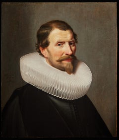 Antique A Portrait of a 55 year old Gentleman