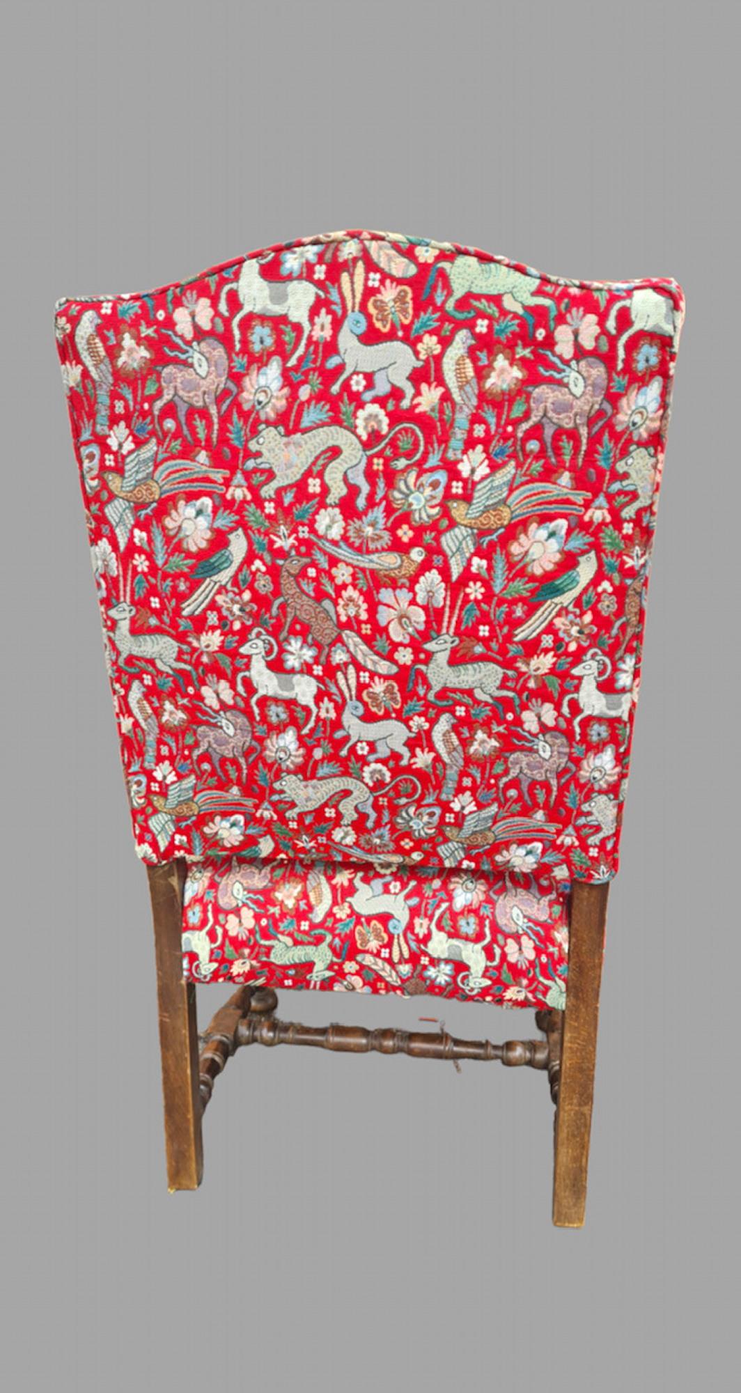 British Jacobean/17th Century style Throne style Arm Chair