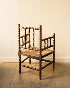 Jacobean Bobbin Armchair, 1920s