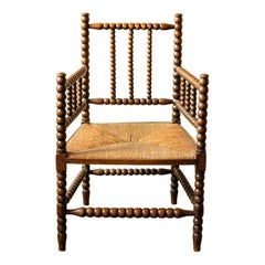 Jacobean Bobbin Armchair, 1920s