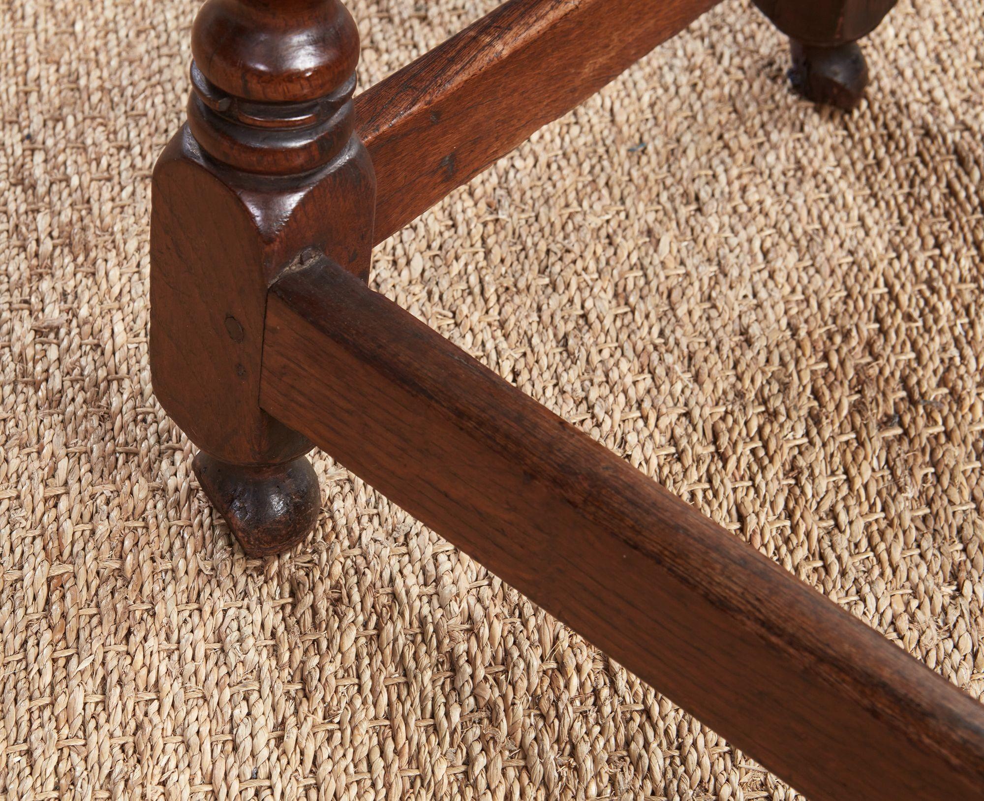 Jacobean Bobbin Leg Drop Leaf Tisch im Angebot 8