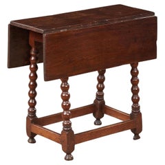 Jacobean Bobbin Leg Drop Leaf Table