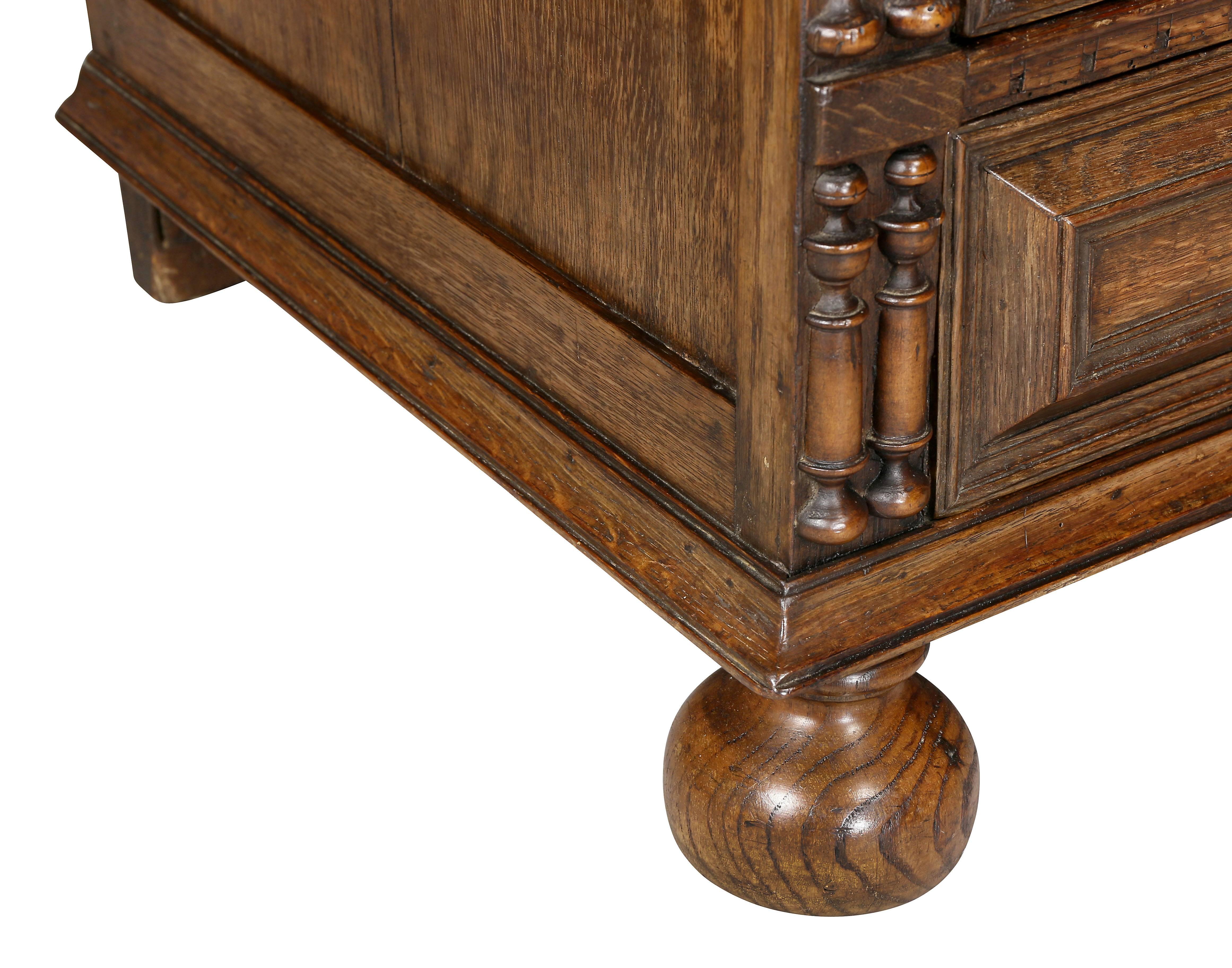 Late 17th Century Jacobean Oak Chest of Drawers