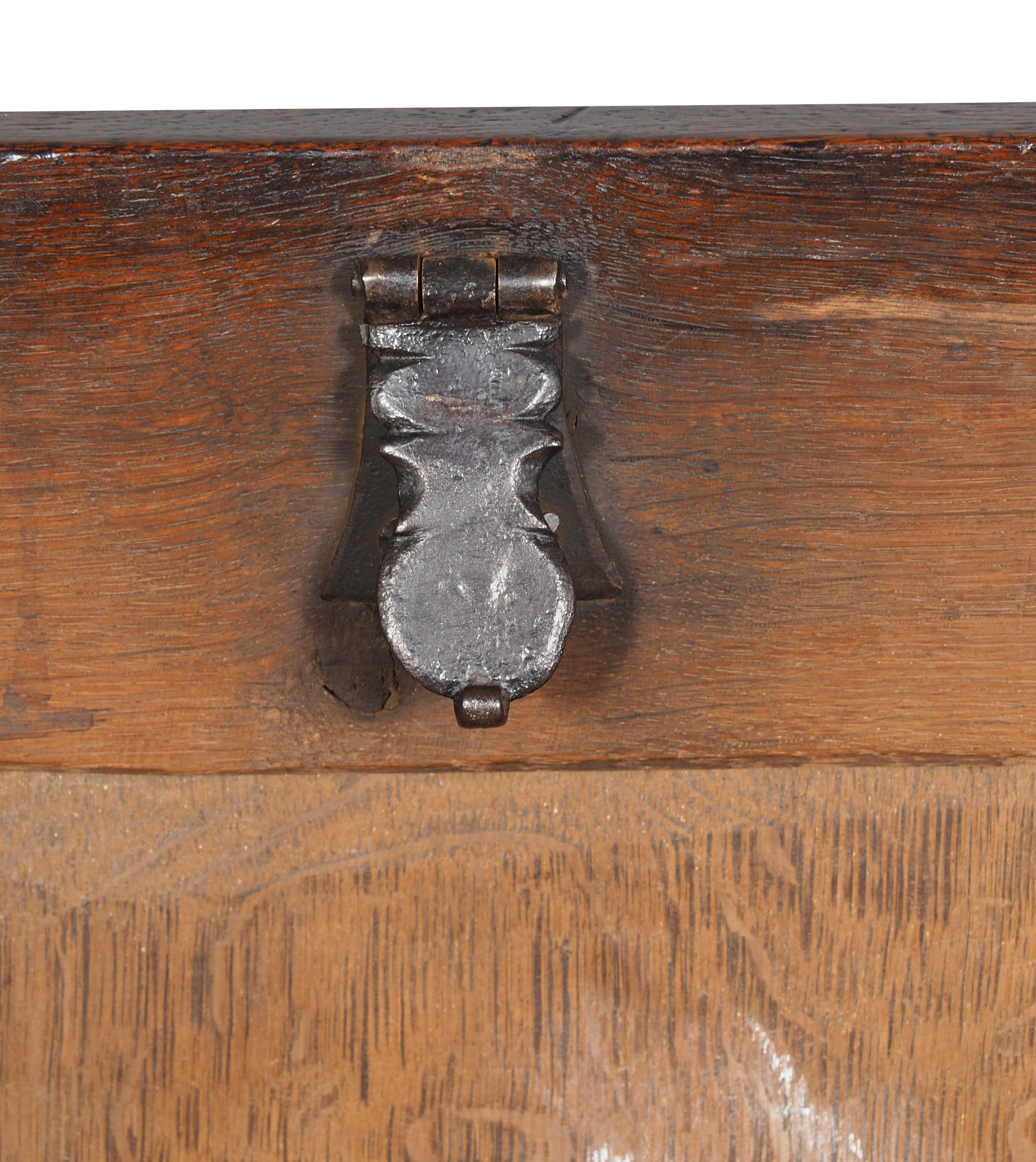 Jacobean Oak Coffer For Sale 8