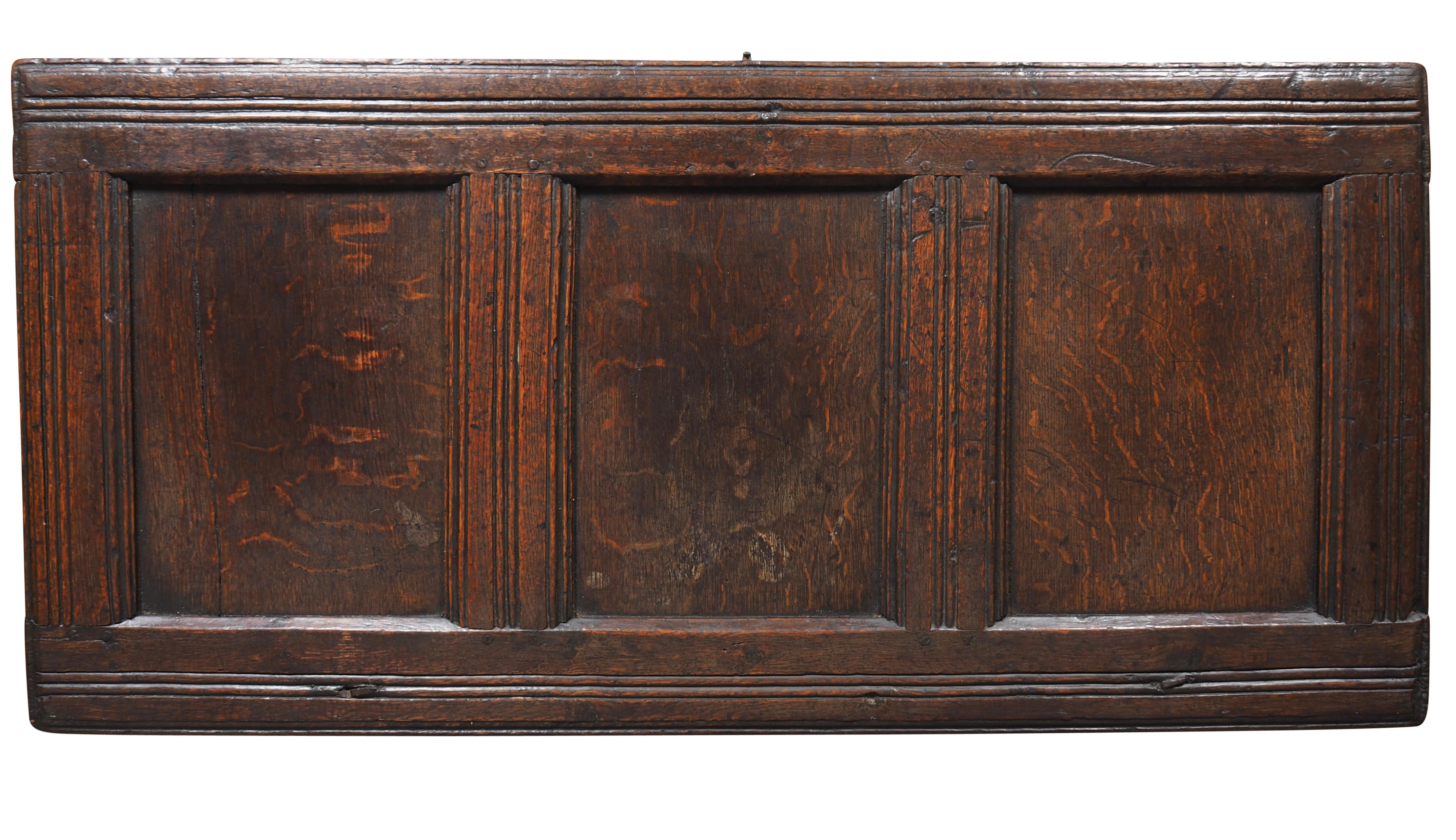 Jacobean Oak Coffer For Sale 3