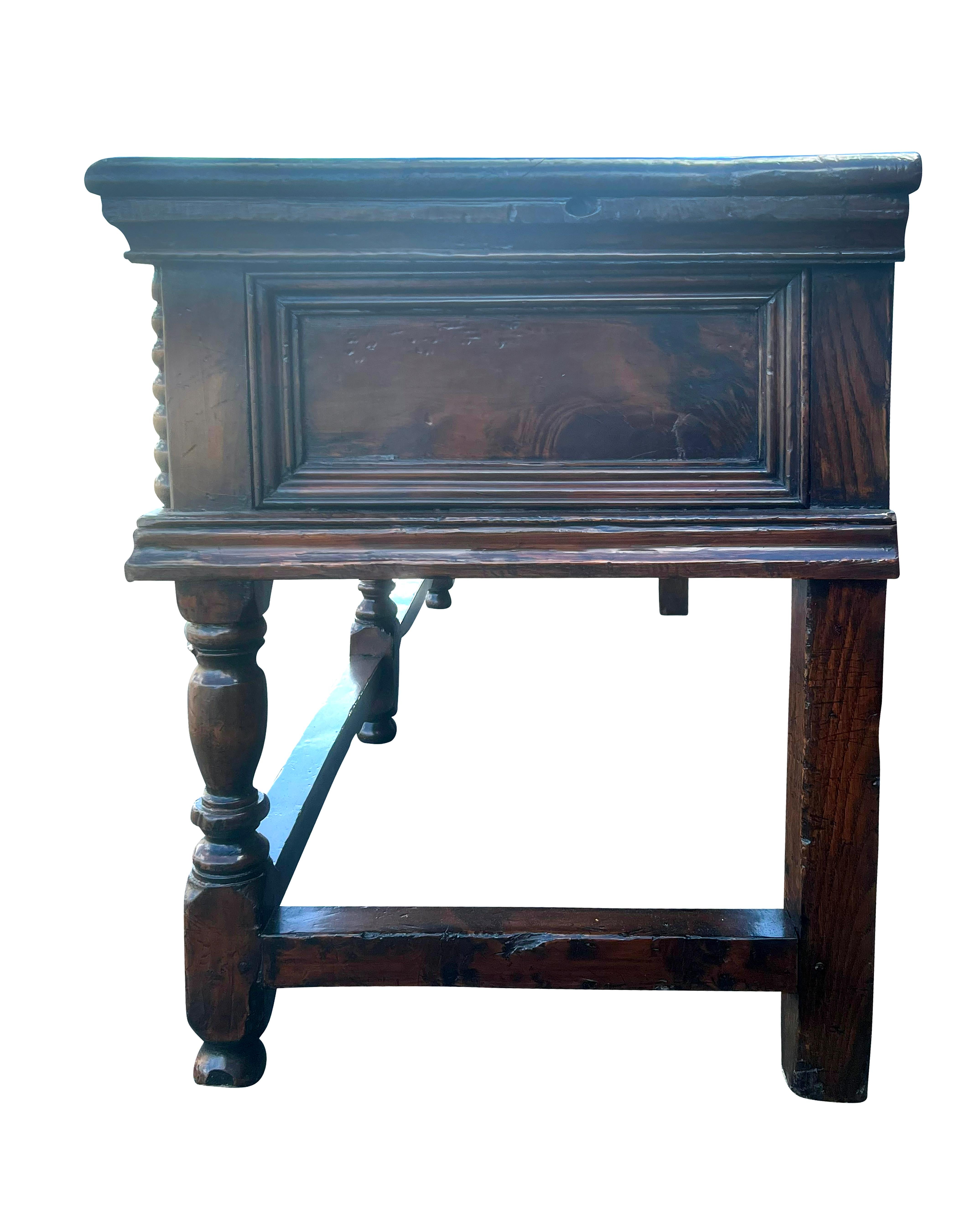 Late 17th Century Jacobean Oak Dresser Base