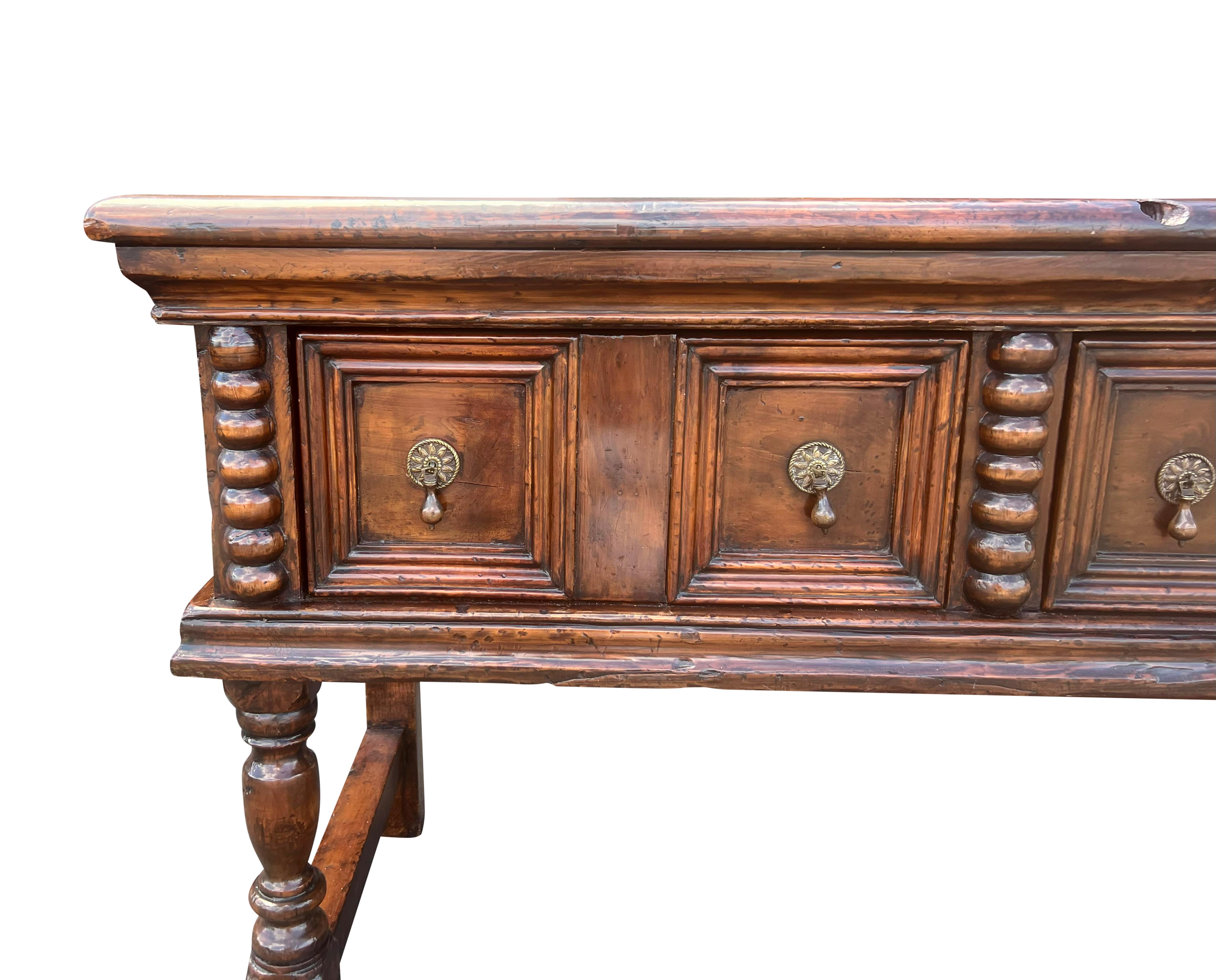 Jacobean Oak Dresser Base 1